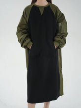 HEYFANCYSTYLE Women's Oversized Dress, Japanese Bomber Sleeve